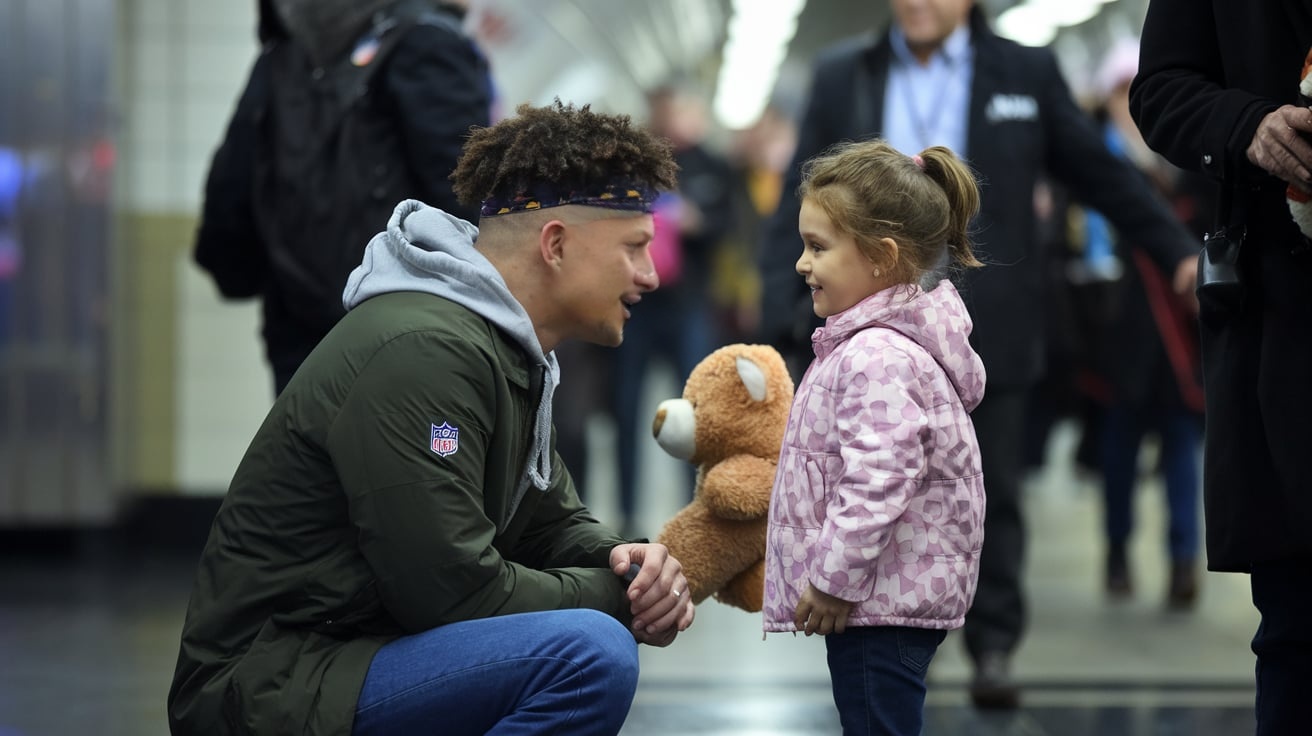 Patrick Mahomes suddenly saw a 4-year-old girl wandering alone in the ...